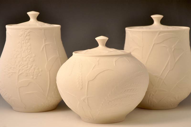 Etched Pottery